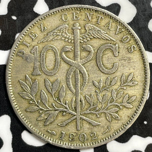 1902 Bolivia 10 Centavos Lot#E3973