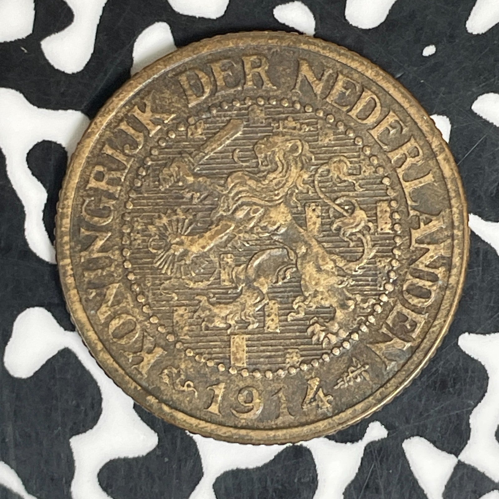 1914 Netherlands 2-1/2 Cent Lot#C5993