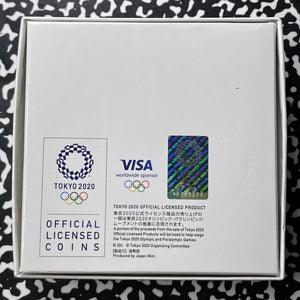 2020 Japan Tokyo Olympics Badminton 1000 Yen Proof Set Lot#B2372 Silver!