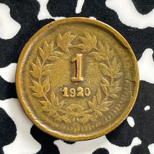 1920 Honduras 1 Centavo Lot#JM0187 Very Scarce! 30,000 Minted