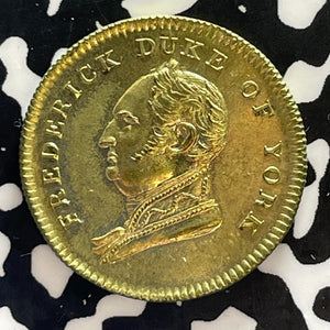 1827 Great Britain Frederick Duke of York Death Medal Lot#T3045 25mm, BHM-1291