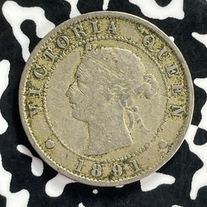 1891 Jamaica 1/2 Penny Half Penny Lot#T9665