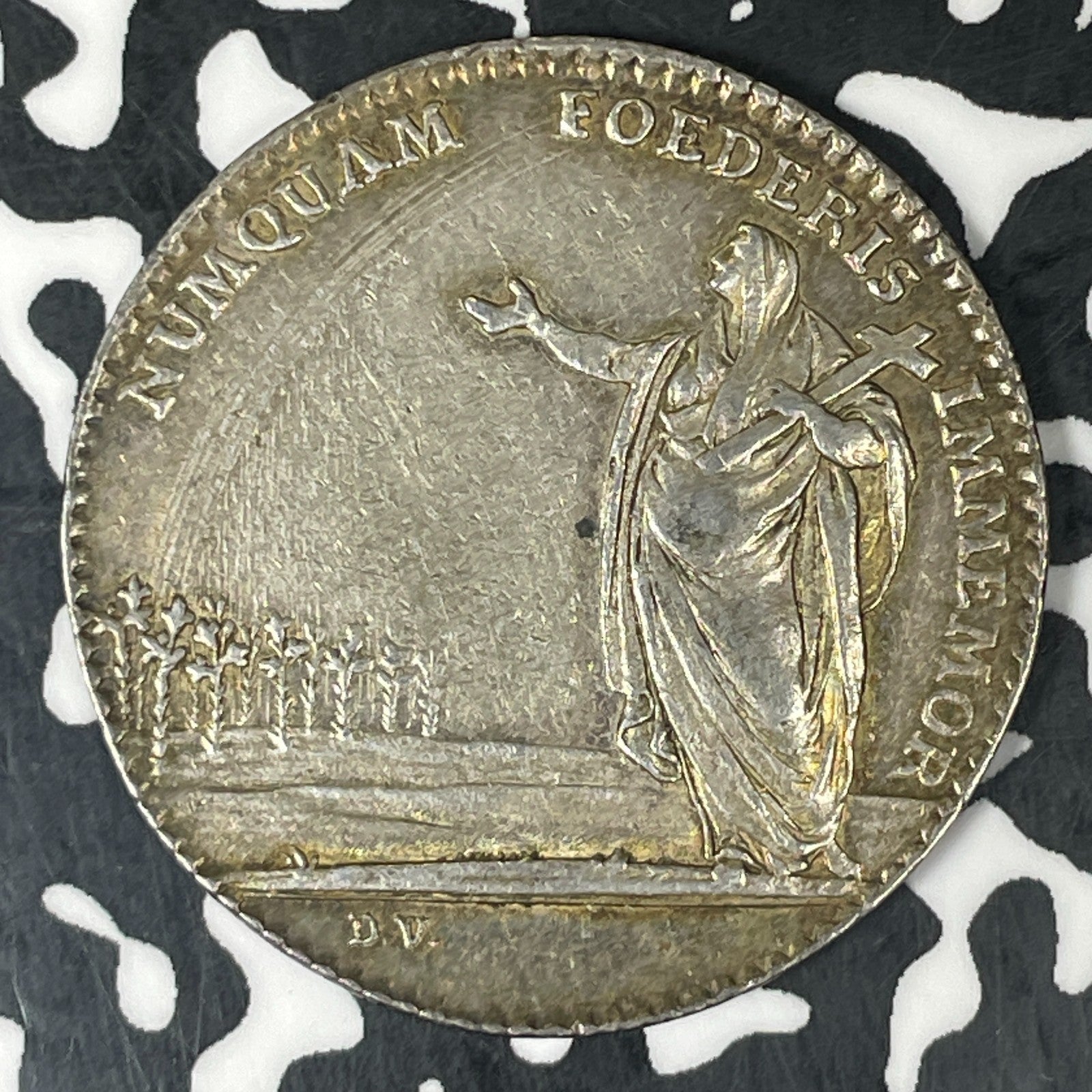 1740 France Assembly Of Clergy In Paris Jeton Lot#JM0546 Silver! 30mm