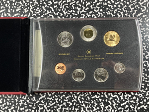 2009 Canada 7x Coin Specimen Set Lot#B2153 With Case & C.O.A.