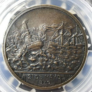 1929 Chile Battle Of Iquique 50th Anniversary Medal PCGS MS63 Lot#GV9066