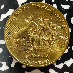 1961 U.S. Dakota Territory Centennial 50 Cents Souvenir Token Lot#T4288
