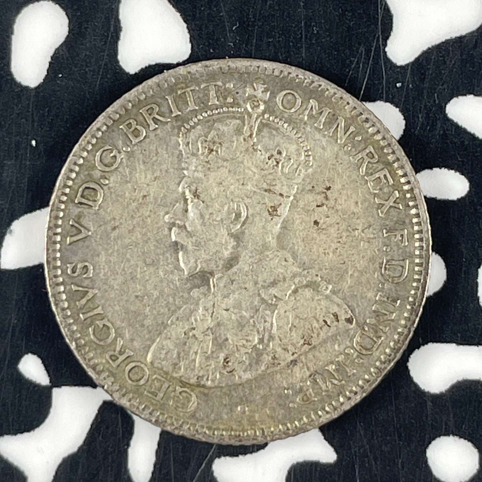 1936 Australia 6 Pence Sixpence Lot#F1541 Silver!