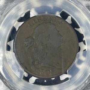 1803 U.S. Draped Bust Large Cent PCGS Environment. DMG-VF Detail Lot#G646 S-243