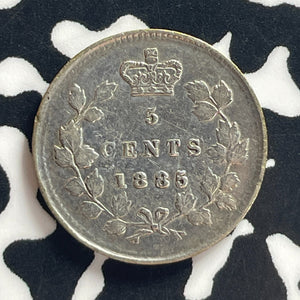 1885 Canada 5 Cents Lot#T7807 Silver! Better Date