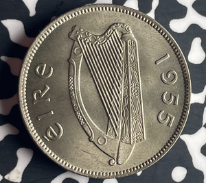 1955 Ireland 1 Florin Lot#T8888 High Grade! Beautiful!