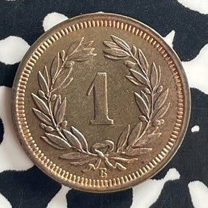 1938 Switzerland 1 Rappen Lot#T7994 High Grade! Beautiful!