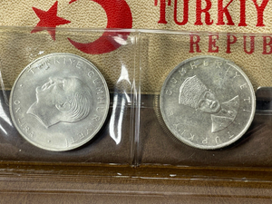 (1960-1972) Turkey 4x Coin Silver Proof Set Lot#B2046 With Case