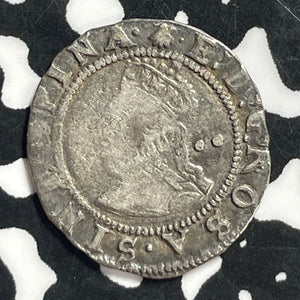 (1590-92) Great Britain Queen Elizabeth I 2 Pence Lot#JM9558 Silver! S-2579