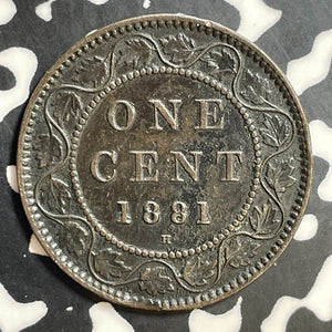 1881-H Canada Large Cent Lot#E7869 Nice Detail, Dark