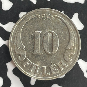 1921 Hungary 10 Filler Lot#T8052 High Grade! Beautiful!