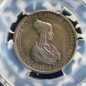 1923 Germany Westphalia 100 Mark Notgeld PCGS MS64BN Lot#G698 Beautiful Toning!
