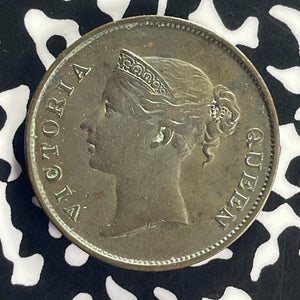 1845 Straits Settlements 1 Cent Lot#T8622