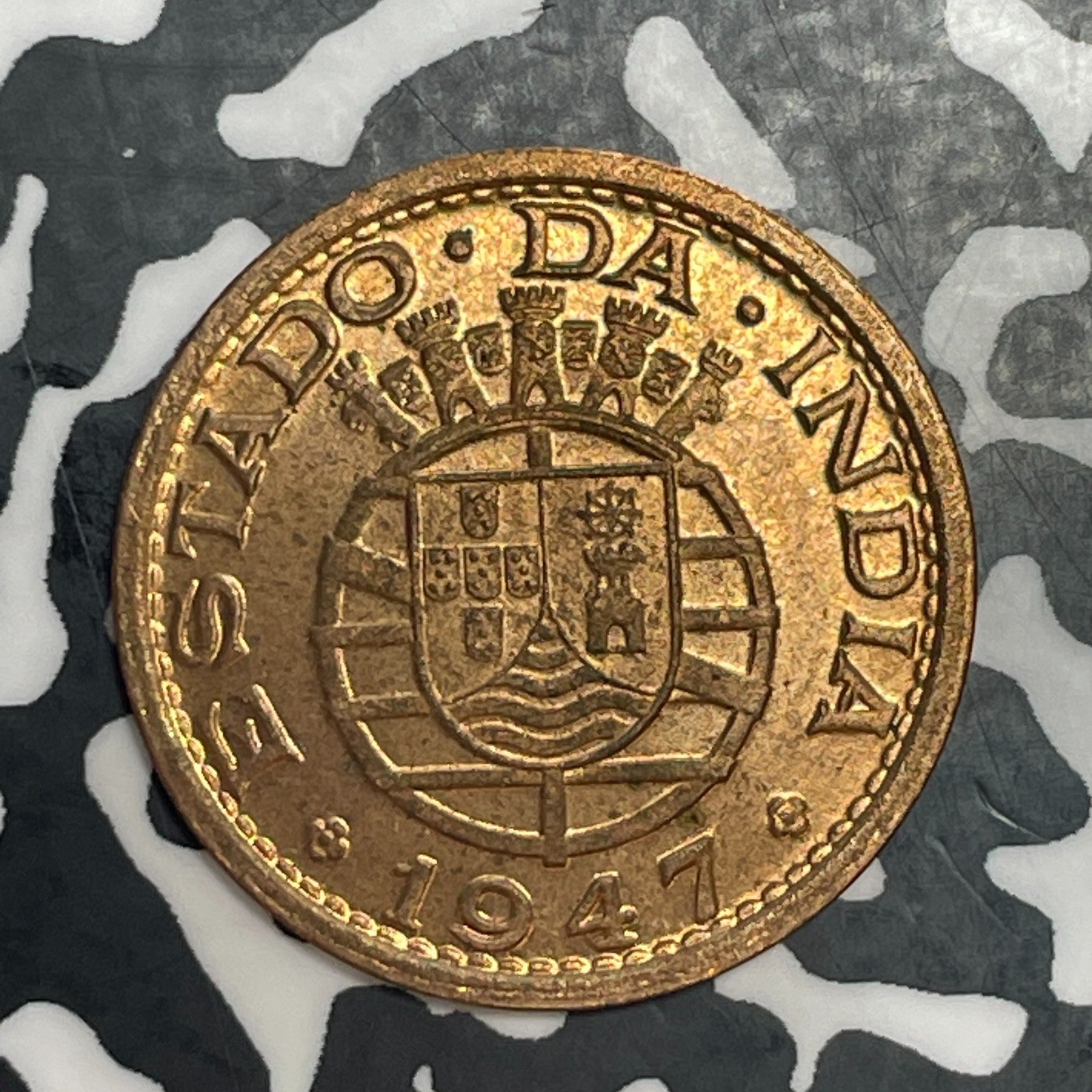 1947 Portuguese India 1 Tanga Lot#T6381 High Grade! Beautiful!