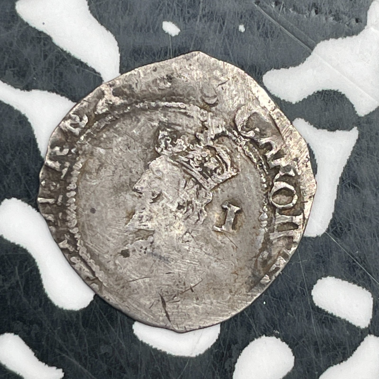 (1625-1649) Great Britain Charles I AR Penny Lot#JM1771 Silver!