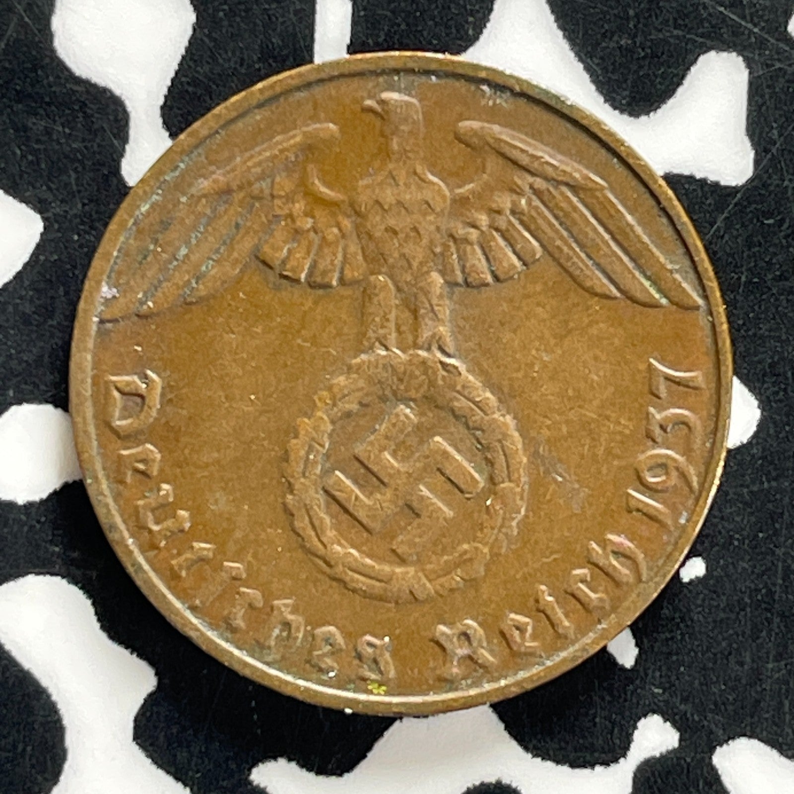 1937-D Germany 1 Pfennig Lot#C3235