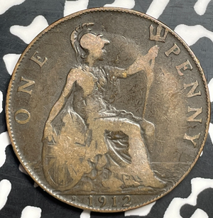 1912-H Great Britain 1 Penny Lot#T9814