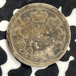 1870 Canada 5 Cents Lot#T9483 Silver!