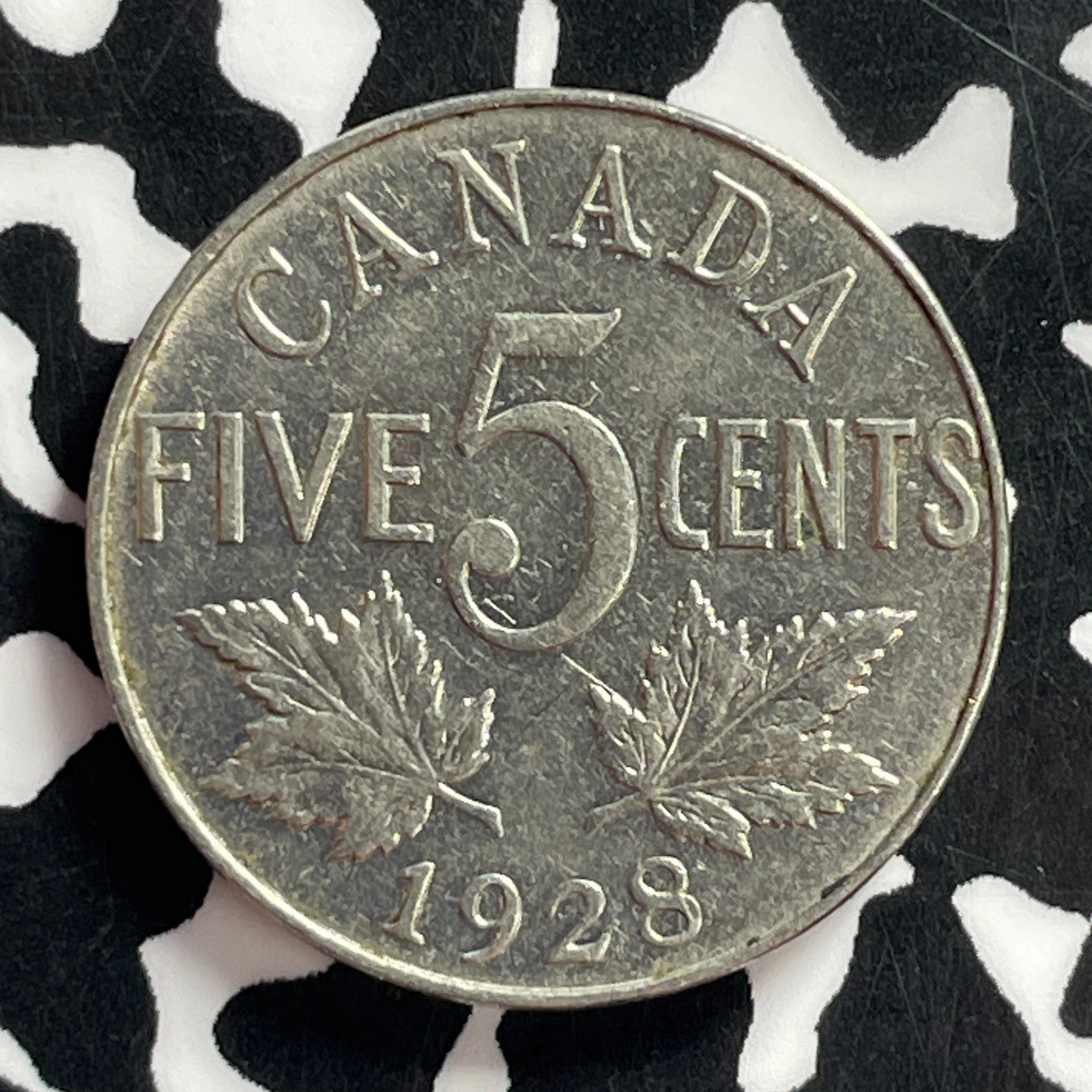 1928 Canada 5 Cents Lot#C2287 Nice!