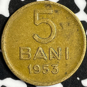 1953 Romania 5 Bani Lot#E0696