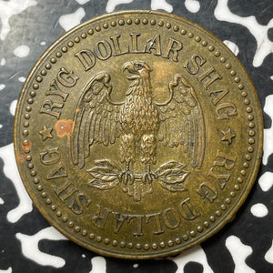 Undated Denmark RYG 'Shag Dollar' Private Token Lot#OV1368