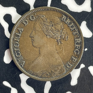 1861 Nova Scotia 1/2 Cent Half Cent Lot#T8563 Nice!