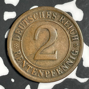 1924-E Germany 2 Pfennig Lot#E6354