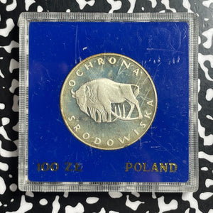1977 Poland 100 Zlotych Lot#OV1555 Silver! Proof!