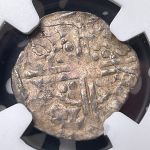 (1272-29) G.B. Henry III 1 Penny NGC AU50 Lot#G9598 Silver! St. Edmunds