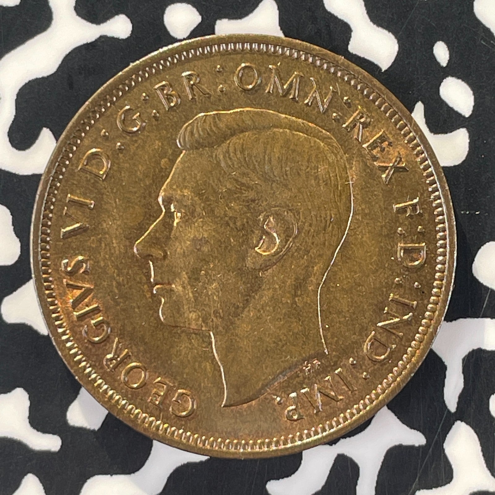 1937 Great Britain 1 Penny Lot#F1815 High Grade! Beautiful!