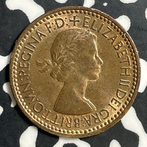 1953 Great Britain Farthing Lot#E7413 High Grade! Beautiful!