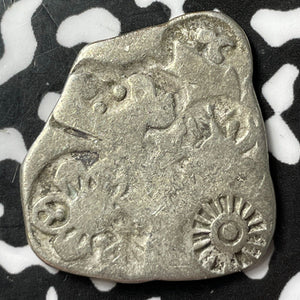 (322-185 BC) Ancient India Mauryan Empire 1 Karshapana Lot#D7586 Silver!