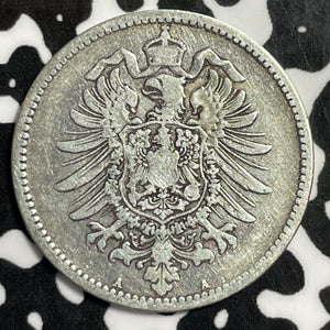 1878-A Germany 1 Mark Lot#E3816 Silver!