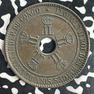 1894 Belgian Congo 10 Centimes Lot#T8181 Nice!