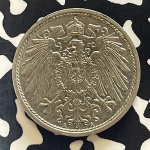 1912-A Germany 10 Pfennig Lot#T5776 High Grade! Beautiful!