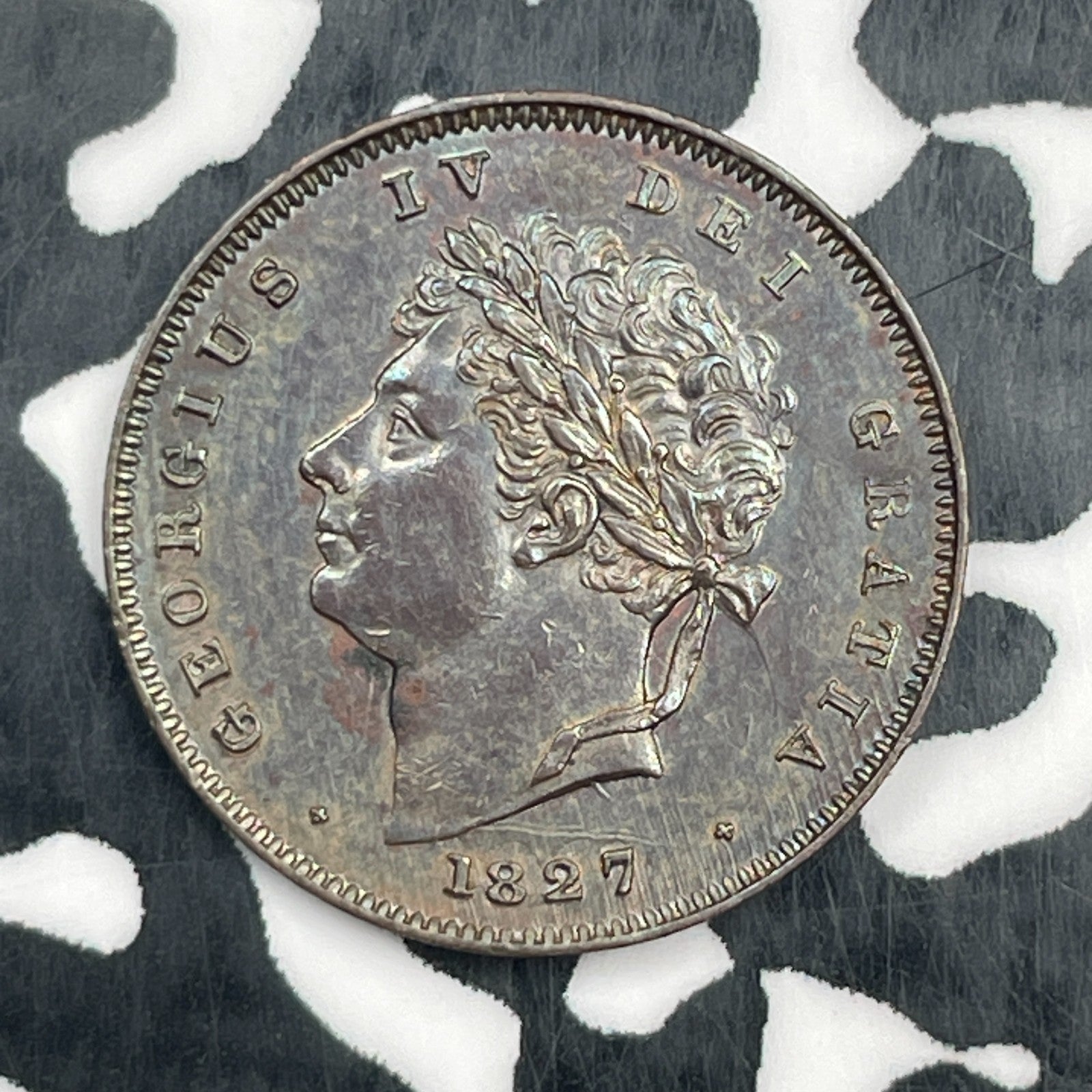 1827 Great Britain George IV 1/3 Farthing Lot#JM1910 High Grade! Beautiful!