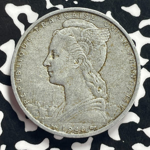 1948 French Somaliland 5 Francs Lot#T9187