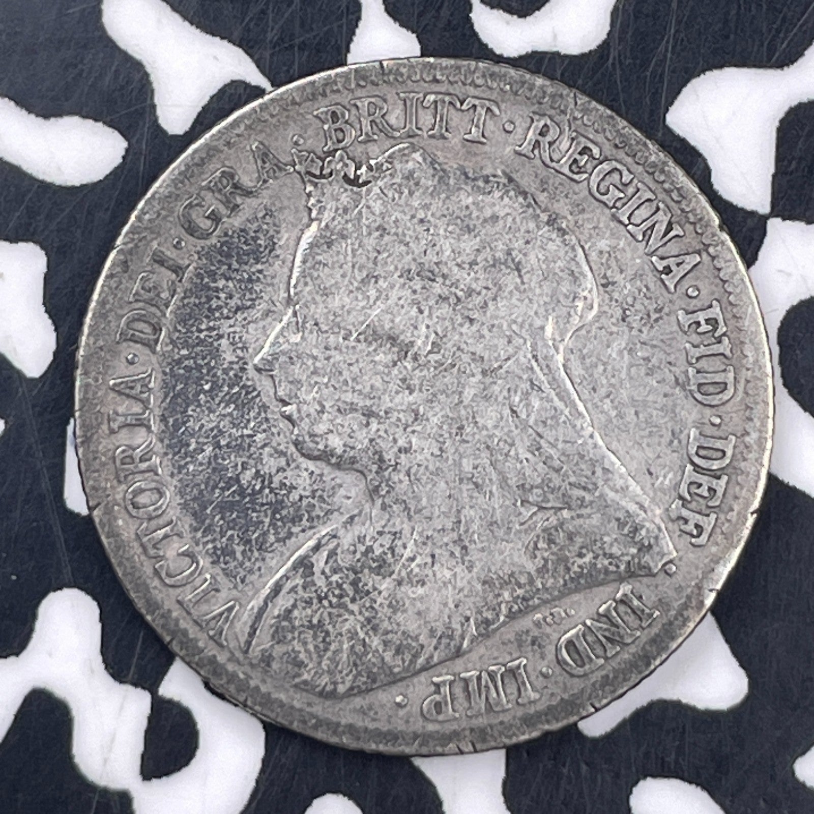 1899 Great Britain 1 Shilling Lot#F1849 Silver!