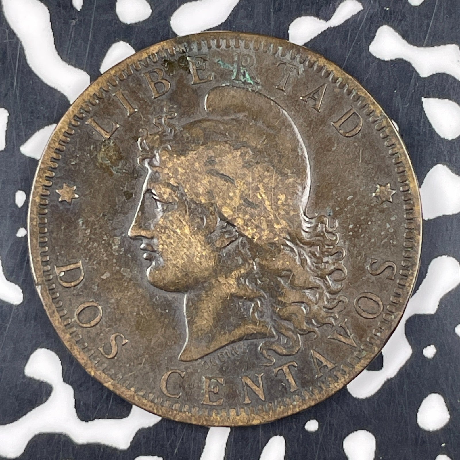 1885 Argentina 2 Centavos Lot#F4234