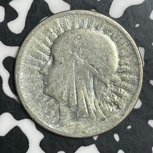 1932 Poland 2 Zlote Lot#T6733 Silver!