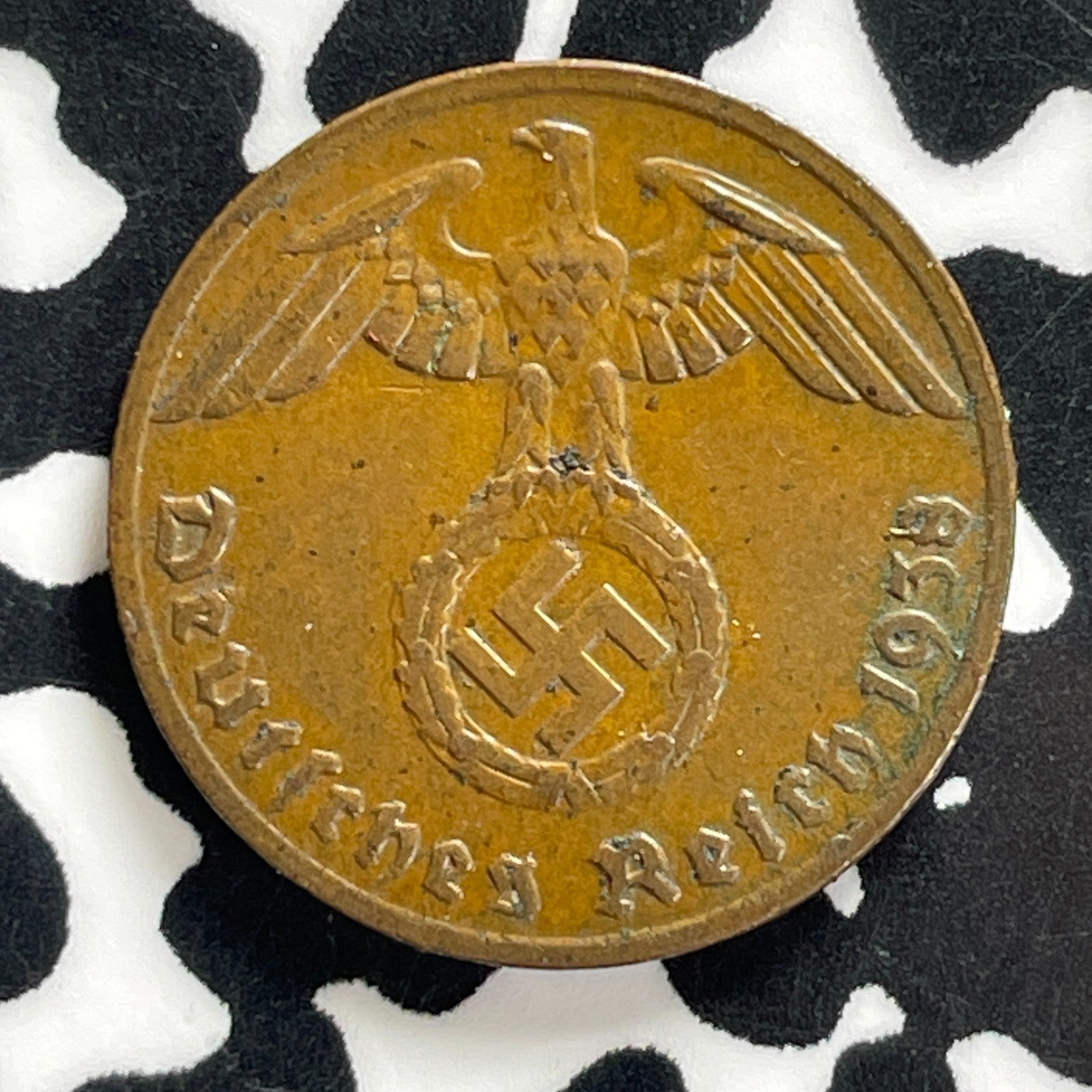 1938-G Germany 1 Pfennig Lot#C3221