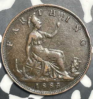 1885 Great Britain Farthing Lot#T9289