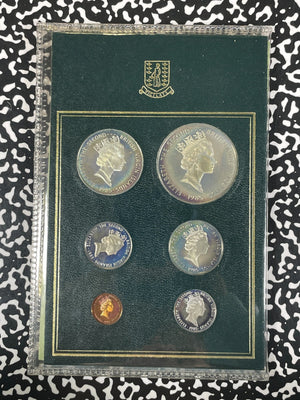 1985 British Virgin Islands 6x Coin Proof Set Lot#B2594 Silver! W/ Case & C.O.A.