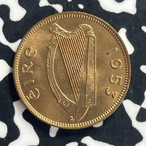 1953 Ireland Farthing Lot#T9216 High Grade! Beautiful!