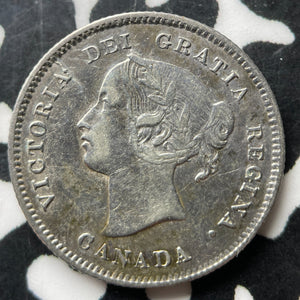 1870 Canada 5 Cents Lot#JM9028 Silver! Nice!