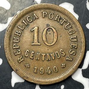 1940 Portugal 10 Centavos Lot#E8937